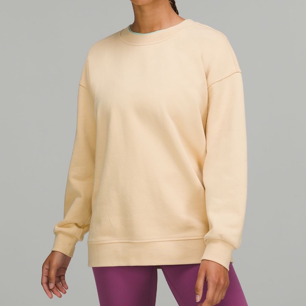 Lululemon perfectly oversized crewneck sweatshirt Prosecco